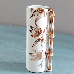 Vintage Porcelain Bamboo Vase